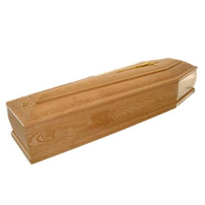 UK Style Oversize Poplar Wood Coffin